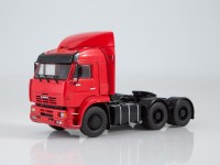 Масштабная модель 1:43 Седельный тягач 6х4 КамАЗ-6460, со спойлером, красный (Автоистория (АИСТ)
